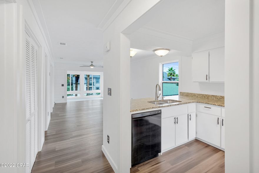 CURRENTLY UNDER CONTRACT, SELLER WILL CONSIDER BACKUP OFFERS. This beautifully remodeled end unit condo is the epitome of modern comfort and style. Step inside and be captivated by the extensive updates throughout. The flooring has been carefully chosen to exude elegance and durability, providing a welcoming ambiance to every room. The fresh paint complements the overall aesthetic, creating a seamless, bright, and contemporary atmosphere. The kitchen features gorgeous granite countertops that add a touch of luxury. 

The condo's layout is designed for both privacy and convenience, making it perfect for families, professionals, or anyone looking for a peaceful retreat. With an end unit position, you'll enjoy more windows, allowing natural light to flood in and brighten up your living spaces.

Greenwood Estates offers an array of fantastic amenities, including a community pool where you can relax and cool off on those warm sunny days. Additionally, the community dock provides easy access to the serene waters, offering the opportunity for boating, fishing, and other water activities.

This unit is move-in ready, so you can start creating new memories from day one. Whether you're seeking a permanent residence or a vacation getaway, this condo fulfills all your desires.

Contact us today to schedule an appointment and witness the beauty of this newly renovated condo in Greenwood Estates.