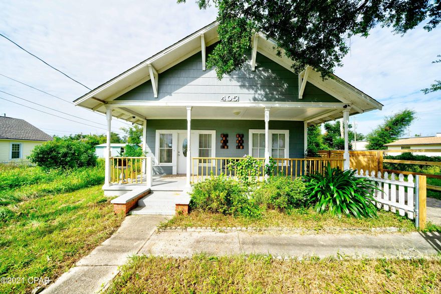 'CURRENTLY UNDER CONTRACT, SELLER ACCEPTING BACKUP OFFERS' Charming 2 bed, 1 bath home on a peaceful street in Millville. This cottage has been recently remodeled with several upgrades including LVP flooring, new cabinets, new decking and more. The front yard features a large gardening area with fencing, perfect for architecting your dream landscape. The oversized front porch is adorned with columns and a new gate, perfect for relaxing mornings. The living room boasts several windows, allowing for plenty of natural lighting to illuminate the space. The large dining room can also be used as a den/office space.  The kitchen has been completely redone and features all new counter tops, cabinets and shelving, new stainless appliances, hardware and backsplash tiling. The master bedroom is spacious and features a built-in electric fireplace. The guest bedroom also features an electric fireplace. Both bedrooms share a full bathroom with a beautiful surround-tile shower with a glass sliding door. The guest bedroom and kitchen provides access to the deck out back and the outdoor full bathroom. The deck is very spacious and features railings. This is the perfect spot to host family and friends in privacy. The backyard is very large and offers plenty of space for outdoor activities. There is also an outdoor bathroom for the ultimate convenience. Check out this home today!