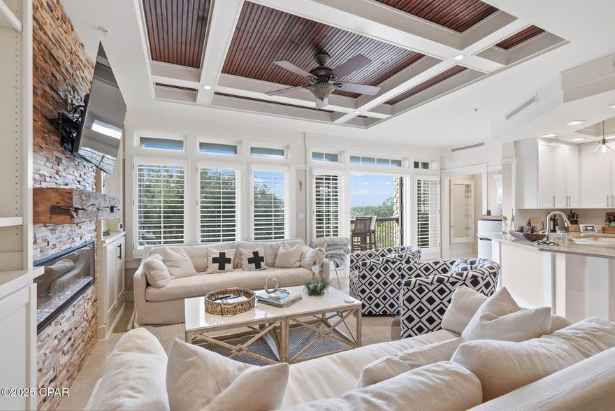 Morning light drifts across Lake Powell, reflecting softly through the windows of this fully furnished three-bedroom, three-bath residence in Wild Heron. From the moment you arrive, there is a sense of calm—one shaped by water views, quiet surroundings, and a community designed to move at a more thoughtful pace.

Inside, tile and wood floors guide you through living spaces that feel both warm and intentional. Built-in bookcases frame the dining and living areas, lending character and a feeling of permanence, while an electric fireplace anchors the living room as a natural gathering place. Each detail feels considered, inviting moments of connection as well as quiet retreat. The primary suite unfolds as a private sanctuary, opening to its own balcony overlooking the lake. Here, mornings begin with fresh air and stillness, while the generous bathwith garden tub and separate showeroffers space to unwind at day's end. Additional bedrooms provide comfort and flexibility, easily adapting to guests or creative pursuits.

Life in Wild Heron extends beyond the residence. Days are shaped by walking trails beneath canopies of trees, afternoons spent on the water fishing or boating, and evenings returning home through a landscape defined by nature and light. Golf, tennis, and a community pool offer opportunities for recreation, all within a setting that feels composed and serene.

Residence 205 is not simply a place to liveit is a setting for a lifestyle guided by balance, beauty, and the quiet luxury of living well.