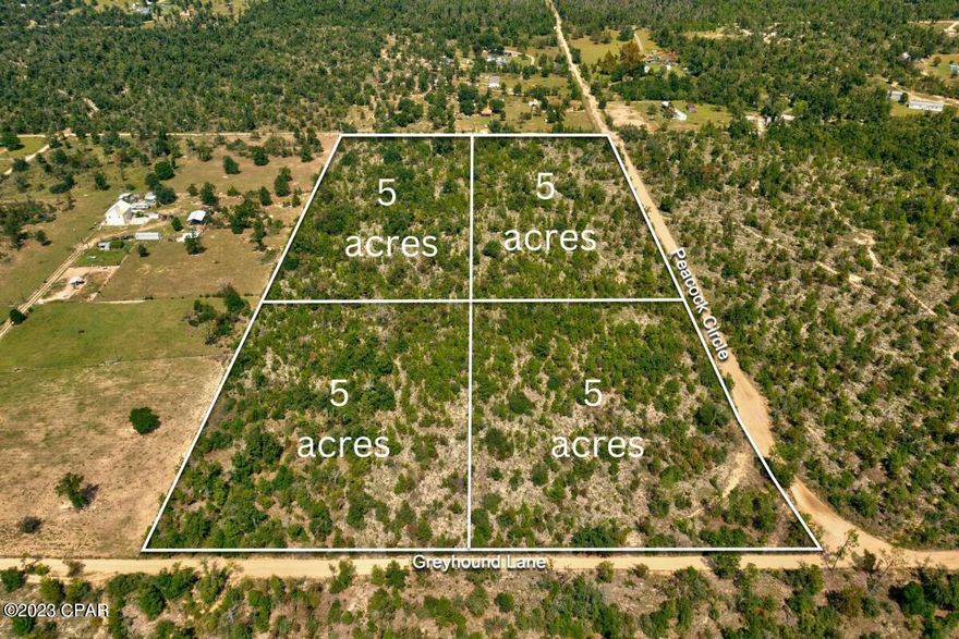 Don't miss this rare chance! Several stunning 5-acre lots in Youngstown, FL are up for grabs. These parcels will be carved out of a 20-acre tract, ideal for your dream home or agricultural ventures. Accessible via a dirt road, they're not in flood zones or wetlands, making them highly suitable for building, RVs, and campers with special approval. Enjoy minimal annual taxes at just $40.02. Water and septic installation required. Close to top-rated schools and popular attractions. These lots are zoned A1 and have no HOA. Parcel #: 4000000.