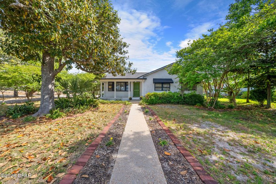This charming home sits on a beautiful tree-lined corner lot in the historic Cove neighborhood. Offering 3 bedrooms, 2 bathrooms, and approximately 1,600 square feet, it provides the perfect blend of comfort and coastal living.
Enjoy a true taste of the waterfront lifestyle with direct views of St. Andrews Bay just across the street. Bunkers Cove is one of the most exclusive streets in Bay County, and homes here rarely come available--especially at this price point.
You'll also love the convenient location, just under a mile from downtown Panama City's vibrant shopping, dining, and entertainment options.
Get ready to embrace the Cove lifestyle: Hop on your golf cart, watch breathtaking sunsets from your porch or along Beach Drive, and head downtown for dinner at one of the many local restaurants.
The Cove is a truly special place, and living on Bunkers Cove makes it even better.