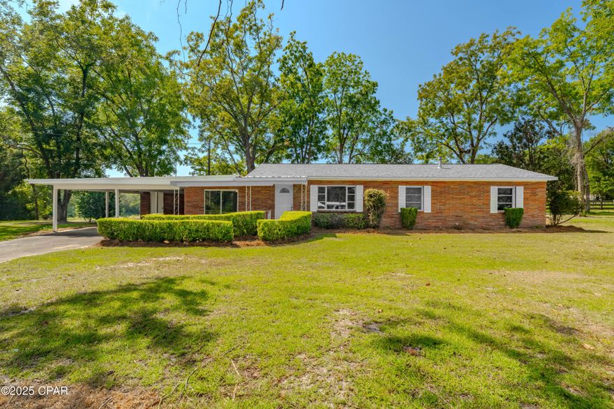 Spacious 3BR/3BA brick home situated on 2 peaceful acres with a pole barn. This well-designed floor plan offers comfortable living spaces, a large eat-in kitchen, and abundant storage throughout. Enjoy the privacy and open space of a quiet country setting while still having room for hobbies, animals, or equipment. The pole barn adds excellent functionality for storage or workshop use. Ideal for those seeking peaceful country living with room to spread out.