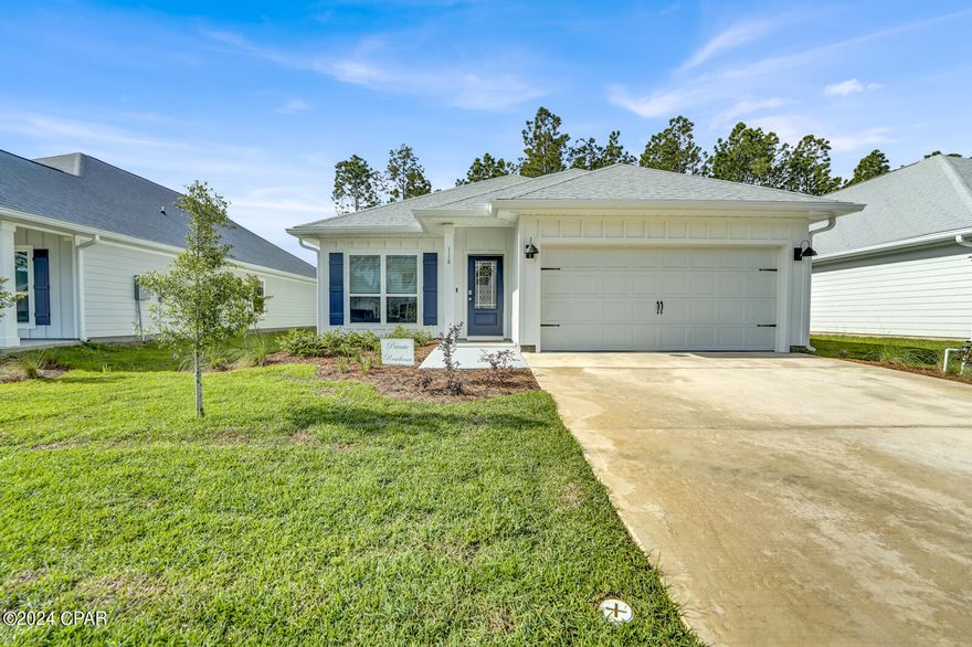 Adorable 2023 built, one story, 3 bedroom, 2 bathroom + office/bonus room house located in Ward Creek! Yard maintenance included! This home is conveniently located to world famous sandy white beaches, Pier Park, ECP Airport, Frank Brown Park Amenities in the neighborhood include a pool and park. This home offers all appliances including a washer and dryer and has a nice size yard. Home is pet friendly pending approval and additional pet fee. Date Available: June 10th 2024. $3,300/month rent. $3,300 security deposit required. Background and credit check required. Managed by a licensed agent.