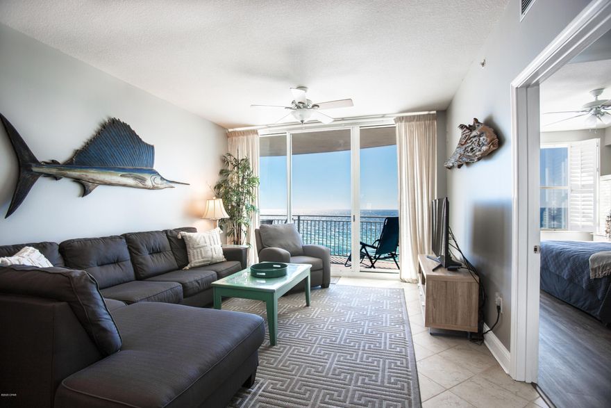 Newly Remodeled Floors in Bedrooms and Fresh Paint!  Luxury Beach Front Condo located in the heart of the world's most beautiful beaches! 

One of the highest in demand spacious floorplans, beautiful balcony w/ spectacular views and excellent rental income averaging between 55K and 60K!  AQUA is the Premier location in all of PCB and walking distance to Pier Park! 

3 Bedroom, 3 Bath plus Bunk Room Area! Exquisite interior spaces include 2 master suites with sliding glass doors and master 2 w/ single door to access balcony plus ocean view window, one master bath w/ garden tub, glass enclosed shower and double vanity, master suite 2 and guest room 3 w/ bath/shower combo and single vanity, guest room 4 w/ twin bunks, kitchen w/ granite counter tops, refrigerator, microwave, and washer/dryer. AQUA commands one of the most enchanting views on the gulf coast as this beautiful property rises above the white sands of Panama City Beach to the vibrant blue of the Gulf Coast sky. Sandy white beaches and blue-green crystalline waters stretch as far as the eye can see. Experience the poolside café, the whirlpool spa and the majestic beachside terrace of pools, fountains and water gardens - Aqua is your ultimate Gulf-front vista, all the beauty of resort living and all the comfort of home.

Vacation pleasures abound as there is championship golf, fine restaurants, spectacular shopping, sport fishing, scuba diving, parasailing and amusement parks...or just make new tracks in the sand. Whatever you choose, AQUA is both your enchanting host and your luxurious sanctuary. While at Aqua you can enjoy on-site pampering services such as our Aromatherapy Steam Room, Fitness Center, supervised Kid's Club during peak vacation seasons, Poolside Party, Meeting and Media Room, an Event Center and more.

Entertainment Highlight:
AQUA is just a pleasant stroll away from the newly developed PIER PARK, a 240-acre high-energy entertainment, dining and retail wonder for the whole family. Pier Park is a unique open-air regional retail environment providing shopping, entertainment, and dining experiences.