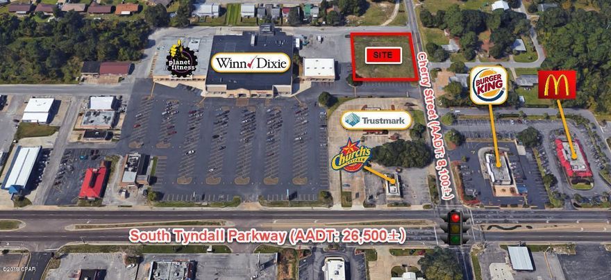 Great clear centrally located building lot , next to busy Winn Dixie grocery outlet at Callaway, perfect location for business use. Make your offer !!! Seller has Survey