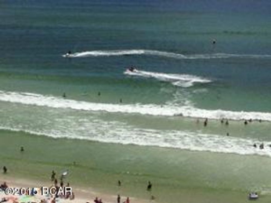 Awesome beach getaway at Horizon South Resort!  Bright beachy colors, great view from the balcony for those beautiful PCB sunsets!  2nd floor unit very close to pool in the southern section of complex.  One bedroom, 1.5 baths, Newer appliances, Fully furnished!  Bunkies in hall.