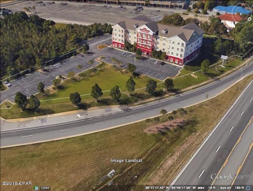 Opportunity is knocking! 4 story, 80 room hotel is located in beautiful Panama City Beach, Florida. The hotel is conveniently located off the highway and is minutes from the sugar white beaches of Panama City Beach, Florida. Call for more information. All information is approximate and should be verified. Buyer to do all due diligence. Sold as is.