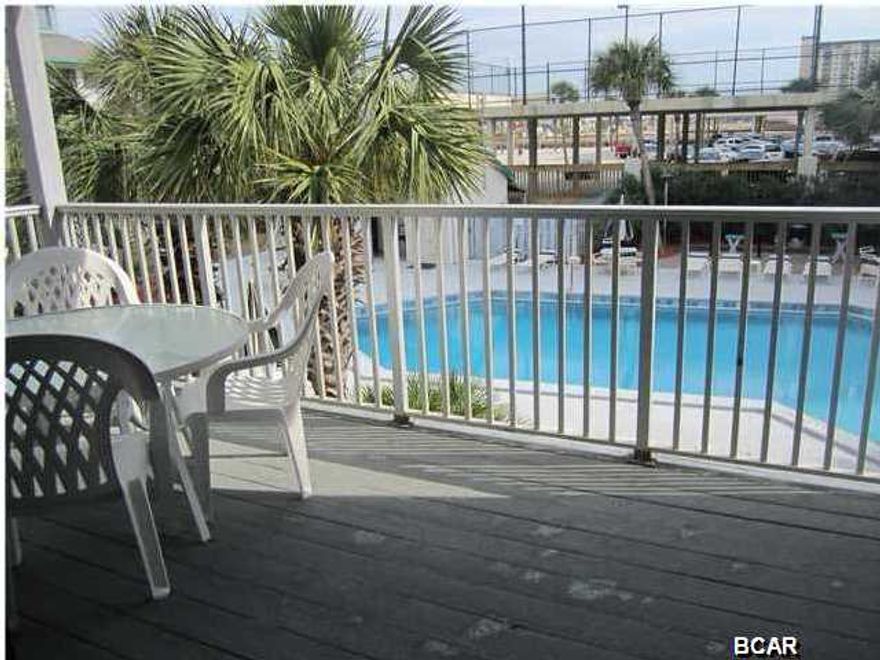 Enjoy relaxing in this fully furnished poolside condo on the second level. Nautical Watch is a low density condo complex and it has only six, three story buildings. You can park right outside your condo -- no parking garages or long elevator wait times. This condo is ready for you to enjoy or rent out. Great for 2nd home or vacation rental. Amenities at Nautical Watch include a heated pool, barbeque grill area, and the worlds most beautiful beaches only a few steps away. Don't miss this one! Come see this condo today! All information is believed to be accurate and correct; buyer to confirm & verify if important. All measurements are approximate.