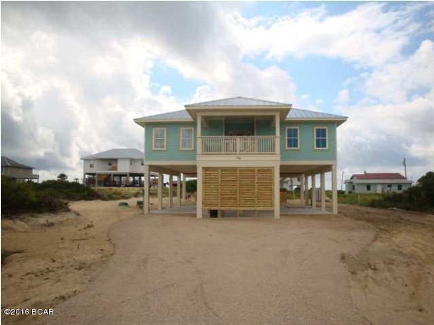 HURRY HURRY HURRY! THIS IS YOUR OPPORTUNITY TO GO TO CONTRACT ON A BRAND NEW BEACH VIEW HOME. THIS IS A 2ND TIER HOME WITH GREAT VIEWS AND A SHORT STROLL TO THE BEACH. PRIVATE SWIMMING POOL ON BEACH FRONT OF THE HOME IS INCLUDED!!! GREAT RENTAL POTENTIAL. STAINLESS STEEL KITCHEN APPLIANCES. HOME COMPLETED NOW AND AWAITS YOUR PERSONALLY SELECTED FURNITURE. PRE STRESSED CONCRETE PILINGS AND CONCRETE PARKING PAD FOR MANY CARS UNDER THE HOME. HARDIBOARD SIDING AND GRANITE COUNTERTOPS! CALL TODAY FOR YOUR PRIVATE SHOWING. YOU WILL NOT BE DISAPPOINTED! 4 BEDROOMS WITH 4 PRIVATE BATHROOMS MAKE THIS A COMFORTABLE BEACH HOME SURE TO PLEASE. NO HOME OWNERS ASSOCIATION DUES OR REGULATIONS. RECENT PRICE REDUCTION. BUY NOW AND GET READY FOR HIGH RENTAL SEASON APPROACHING!