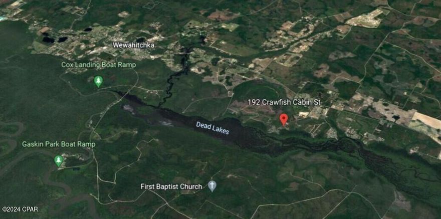 If you like to hunt, fish, or just get away from it all, this may be the waterfront property for you. This property is located next to the Dead Lakes and previously had a home on it so a well and septic is located on the property. With a little TLC, you could make this place your own little get-a-way. Call your realtor today because this one is priced to sell.