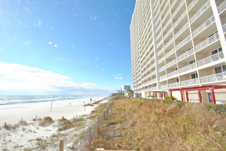 Majestic Beach Resort, featuring Tower 2, condo #2205 with three bedrooms and two full baths and a master bedroom and the living room on the Gulf of Mexico! 2205 has sunset and sunrise views and the interior has been updated with floors, paint and furnishings. Majestic Beach Resort has over 650 feet of white as snow beaches leading to the emerald green waters of the Gulf of Mexico. The resort features 5 pools, a movie theatre, tennis, game room, dining, market place, conference center and wellness and fitness and to top it off, a Starbucks! The amount of amenities add value to rental potential as well. Come visit Tower 2 - 2205 today and enjoy the peace of mind and sunsets that are waiting for you today!
