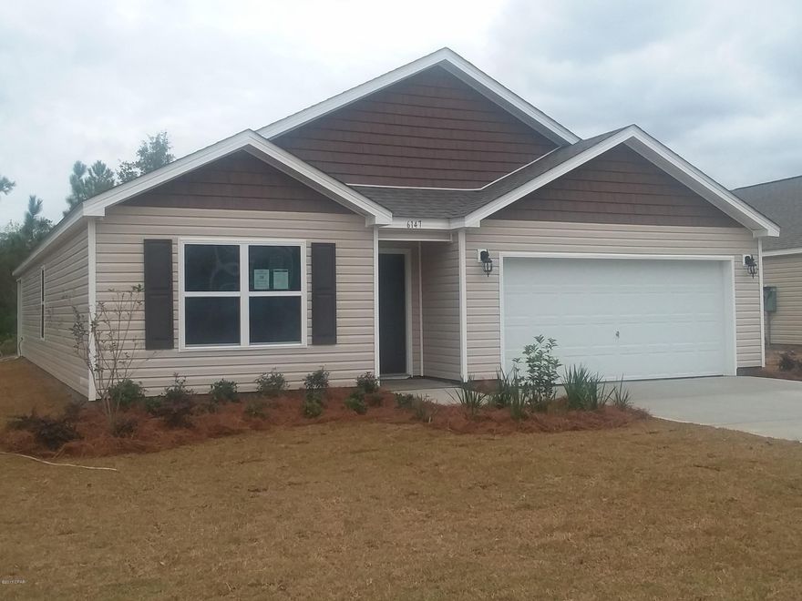 Why buy used when you can buy new? With D.R. Horton's home warranties first time home buyers can feel at ease knowing that they won’t have to pay for a new roof several years after moving in. Military Families choose Barrett’s Park when commuting to Tyndall, and with our warranty retiree’s can live stress free without having to worry about replacing or fixing an HVAC system within a few months of moving in! Move in for next to nothing by combining a VA loan or USDA loan (100% financing) with up to $5,000 in seller paid closing costs when using preferred lender! Compare buying at Barrett’s Park at Olde Towne Village to renting elsewhere and make the decision for yourself! Picture may be of similar, but not necessarily of subject property, including exterior and interior colors.