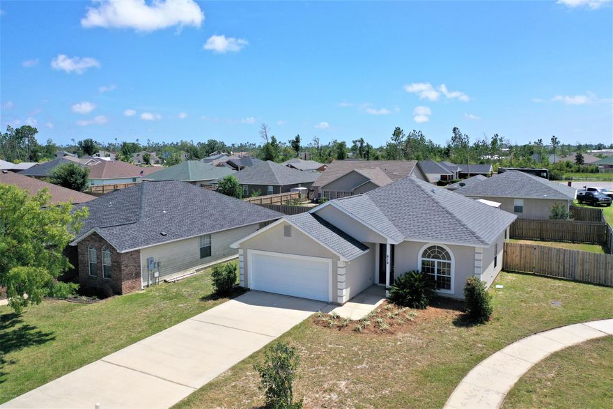Welcome to 612 Jeffrey Lane, perfectly located in Lynn Haven close to Tyndall Air Force Base and Panama City in The Timbers Subdivision. Home has been completely remodeled and offers fireplace, Split bedroom and open floor plan, pantry, dining area, large master bedroom with walk in closet and custom layout and master bath with large double vanity. Home offers a large fenced in back yard with wood privacy fencing and is Located near Tyndall AFB, shopping, restaurants and beautiful beaches. Don't let this one pass you by.