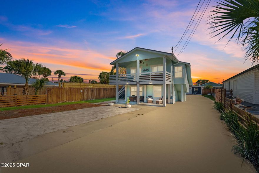Imagine your own fully furnished coastal retreat—two homes, one unbeatable opportunity—set less than a 1/2 mile from the shimmering sands of Panama City Beach.

Nestled in the sought-after South Lagoon area, this turnkey property features a 2-bedroom, 3-bathroom main home with an additional bonus bunk room, perfect for hosting guests or maximizing short-term rental income ($84k RENTAL PROJECTIONS).

 Inside, a modern kitchen stuns with quartz countertops, stainless steel appliances, and a seamless open floor plan designed for easy living. Enjoy coffee on the upstairs balcony, soak under the stars in your private hot tub, or kick back in the breezy front patio area.

But the standout feature? A fully equipped 1-bedroom, 1-bathroom guest house tucked away in the back—complete with its own driveway, kitchen, and separate entrance. 

Whether you're a house hacker, investor, or just someone who loves your friends and family—but not enough to let them stay in your house—this setup absolutely delivers.

Ready to turn your investment goals into beachside reality? Schedule your private tour today.