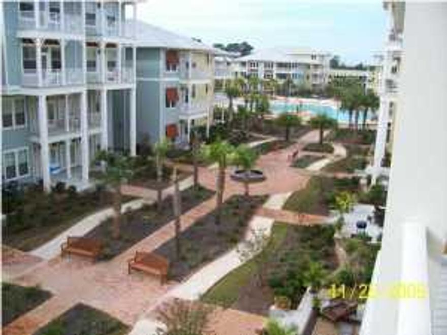 Premier luxury condo/home complex on Panama City Beach. This gated community features, covered parking garage, lush landscaping, lagoon pool with hot tub, indoor basketball court, fitness room, media room, and gathering area. The unit features bamboo laminate flooring, solid surface counter tops, and stainless steel appliances. The master bedroom features large soaking tub with separate shower, double vanity and walk in closet. This unit has new carpet and new paint.