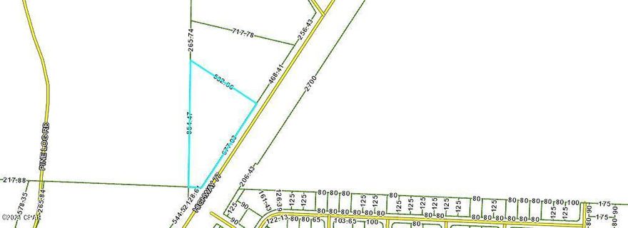 Trapezoid shaped lot with a lot of Highway frontage, one will need a variance for any use to include residential or commercial.  Lot would be perfect for small family business with living quarters onsite, small RV park, or limitless possibilities, currently under a non-ag designation for land use.  Check with Chipley Planning and Zoning for more info at 850-415-5093.  The seller will gladly assist as needed to see the land use of your dreams come true.