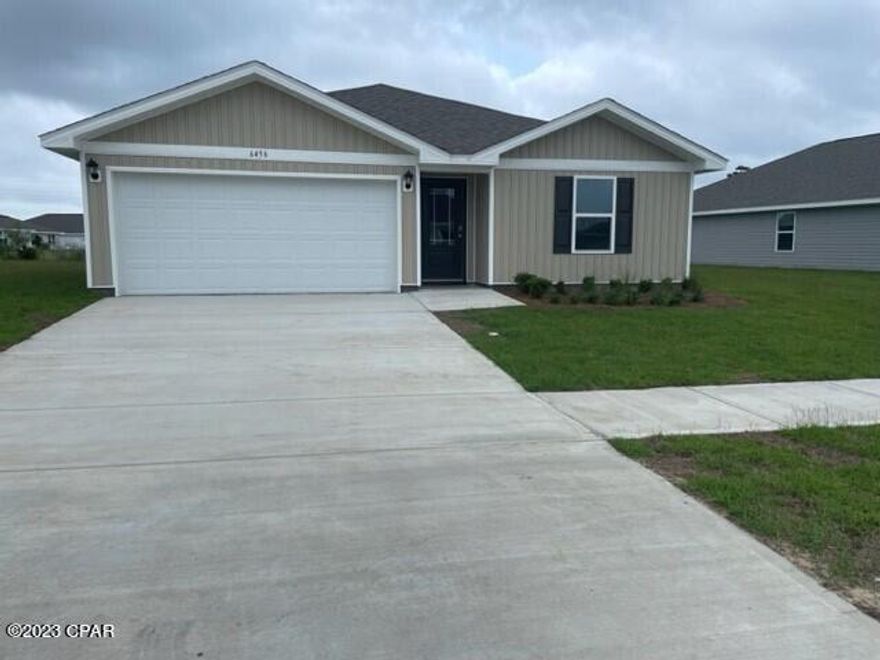 When you enter the Freeport floorplan through the prairie door you will notice immediately the brightness of the entry hallway.  This 4 bedroom 2 bath, 1387 square foot, home is an open floorplan with two bedrooms separated by a full bathroom at the front of the home and one bedroom across the entry hallway affording family and friends alike privacy when visiting.  The large kitchen island overlooks the dining room and living room allowing all to be together or doing individual tasks in each area.  The main areas of the home as well as the bathrooms and laundry have beautiful luxury vinyl plank while the bedrooms offer plush carpeting.  The spacious primary bedroom leads to the bathroom featuring a large shower, single vanity, and a large closet. Home located on oversized lot

Liberty neighborhood is conveniently located in beautiful Panama City off Star Avenue near 231. Located just 25 minutes from Tyndall Airforce Base, 20 minutes to hospitals, and less than 15 minutes to shopping, restaurants, and grocery stores you will be amazed at the convenience once you enter the winding entrance to this beautiful sanctuary. Liberty, D.R. Horton's premier new lifestyle community, offers a 7,500 square foot community center with full gym, wellness rooms and much more. Additionally, behind the community center is a water wonderland with resort style pool, splash pads, and an outdoor grilling kitchen with seating.