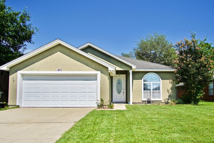 Great home in a cozy and quiet cul-de-sac neighborhood in the Mowat Highlands area of Lynn Haven. 3BR/2BA with enclosed Florida room and spacious fenced back yard. Open floor plan with crown molding, 10ft ceilings in the great room, cultured marble in the bathrooms, stainless steel appliances and plenty of storage. A washer and dryer is included in the sale - (not as pictured in MLS). Close to schools, dining, shopping and more.