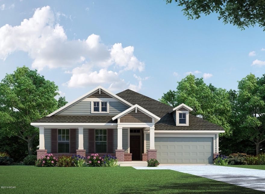 The Mancini Floorplan.  This home has 3 bedrooms, 2 full bathrooms, Study, and 2-car garage.  homesite backs up to nature preserve that offer incredible views.