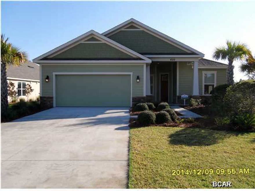 This home is currently under construction and not ready for showings. Please show our Model Home at 102 Blue Sage Road in the Whisper Dunes subdivision. 

This home has a Pompano I Floor Plan with a Carolina Elevation.

Beautiful new construction home being built in the new Whisper Dunes Phase 3 Subdivision.

This house is a new construction Model Home Example and not the actual house being built. A Samuel Taylor built home includes standard features such as designer carpet in main areas and bedrooms, 8 ft. 2 panel craftsman interior door package, brushed nickel fixtures and faucets throughout, insulated (R19) interior common walls and insulated (R38) ceilings, and durable Sherwin Williams premium interior wall paint. Kitchen features stainless steel appliance package (range, dishwasher, & microwave) and oversized 36" wood cabinetry with crown molding, and granite counter tops. Full bathrooms include raised vanity heights, large tile flooring in bathrooms and laundry rooms, 2 x 6 Exterior Wall Construction, and hurricane tie down rod anchor system. Exterior of home includes coastal and craftsman architecture, spacious 2 car garage, architectural roof shingles with an extended warranty, low maintenance aluminum fascia and vinyl soffits, termite treated foundation, Hardi-Plank siding with an extended warranty, and durable Sherwin Williams Loxon exterior paint. All new construction homes are backed by a 2-10 Home Buyers Warranty. Your HOA dues includes lawn maintenance for the home. The Whisper Dunes subdivision includes sidewalks, curb & gutter, a beautiful community pool and pool cabana. Whisper Dunes is a golf cart friendly community and you are within a short driving distance to our beautiful beaches, Pier Park shopping, NW FL Beaches International Airport, and the beautiful 30A South Walton area. Choose your lot, floor plan & elevation, choose your design options, and pick your paint colors! All measurements and sizes are approximate, please measure for accuracy and verify all sizes.