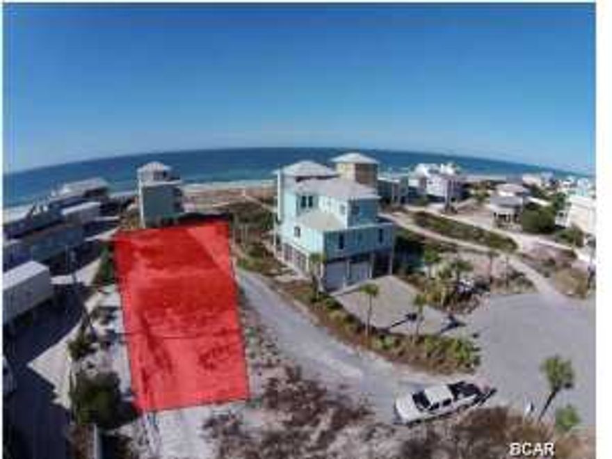 Premium X Flood Zone First tier lot located on the North End of Cape San Blas and right across from the community pool. This lot will provide plenty of room for your beach house and the location lends itself to having great rental potential. This is one of the nicest areas of beach on the Cape in front of this lot. Listing agents have a financial interest in this lot.