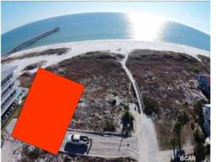 Fantastic and rare opportunity for an oversized beachfront lot in Mexico Beach that's well off of Hwy 98 and overlooking the pier and canal. This 70' wide lot is located off of 39th Street and will be a wonderful home site for the lucky new owner.