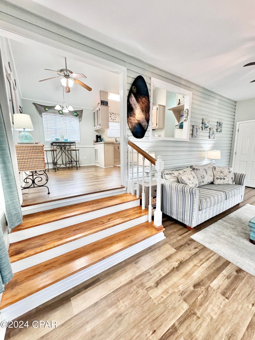 Emerald Pointe Resort has it all. It offers a comprehensive living experience with its unique features like being a golf cart community and a gated community with short term rentals. The well-equipped 2 bedroom 2 bath units with built-in drawers, 2 full bathrooms, a washer and dryer, along with community amenities such as pools, hot tub, clubhouse, shuffleboard, exercise facility, and a lake with a dock, cater to the residents' needs for both relaxation and recreation. Its convenient location near the Emerald Coast and St. Andrews State Park further enhances its appeal as a desirable destination for individuals seeking a balance of comfort and leisure. Schedule a showing today!