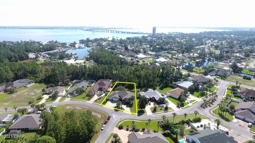 CURRENTLY UNDER CONTRACT, SELLER ACCEPTING BACKUP OFFERS  Beautifully well maintained home in the prestigious Dolphin Bay community.  Dolphin Bay has a Marina (if available) for your boat for an additional fee.  The lovely designed ranch home has 4 bedrooms 2.5 baths with the 4th bedroom that can be bedroom/office or dining room.  Large open kitchen with a large island and walk-in pantry,  breakfast room and family room overlooks screened in porch and lovely park like level yard.  Wait to you see this lovely master suite with master walk in closet and updated master bath with whirlpool tub and a spectacular shower.  Newer Roof, Whole house generator, hurricane shutters, newer garage doors, freshly painted interior, oversized 3 car garage additional work space area.