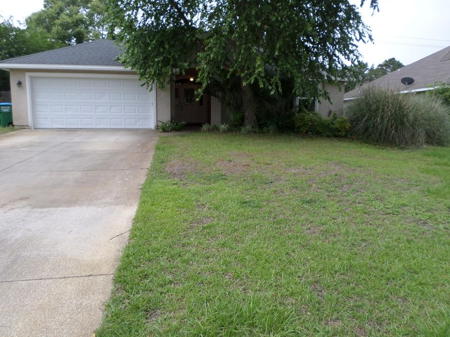 Features: Outstanding home in Pelican Bay with split bedroom plan, breakfast bar, ceramic tile and carpet, privacy fenced back yard, sprinkler system on a well, 2-car garage, community pool and community dock. All property sizes and ages are approximate, please measure and/or verify if important. 

School assignments are subject to change, please check with Bay County for most accurate information.

Deposit is the same as the rent.