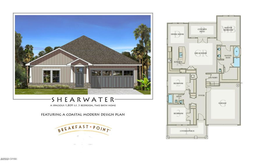 Entering for Comps. NEW CONSTRUCTION BUILT BY SOUTHERN COASTAL HOMES. This 3 bedroom/2 bathroom coastal inspired home includes LVP flooring, quartz countertops in kitchen & baths, tray ceiling, & stainless steel kitchen appliance package. Home is built with split floor plan with an open concept kitchen, dining, & living areas.