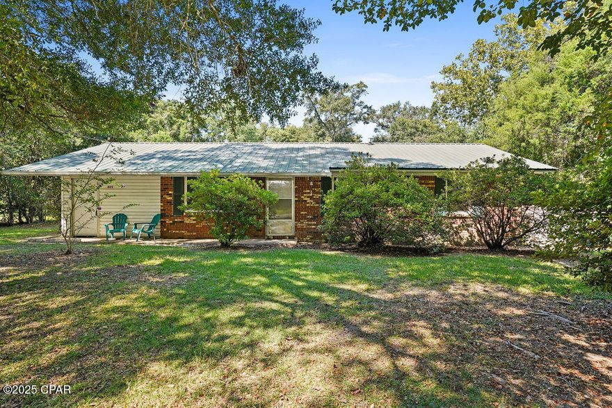 Welcome to this inviting 3-bedroom, 1-bathroom home situated on a 0.332-acre lot right in the heart of Chipley. This property offers plenty of potential with thoughtful features both inside and out.

The garage has been closed in, creating a versatile flex space that can serve as a den, office, or even a 4th bedroom. The home is topped with a durable metal roof, offering peace of mind for years to come. Outside, you'll find a nice-sized outbuilding and a lean-to, perfect for storage, hobbies, or projects. The backyard is fenced, providing both privacy and functionality, and also includes a well (not currently hooked up), offering additional options for future use.

Whether you're a first-time homebuyer, investor, or simply looking to enjoy the convenience of living within the city limits, this property provides an excellent opportunity to make it your own.