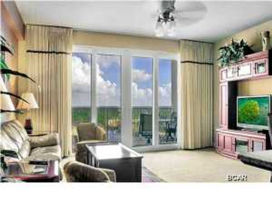 Fully furnished 13th floor condominium located right in the heart of Panama City Beach. Laketown Wharf has 5 unique pools, including one zero-entry pool, a 10th floor rooftop pool, a secluded island pool, and fun kid's pool. Additional resort amenities include 52,000 sq. ft. of lakefront boardwalk, fully equipped fitness center, covered parking and kid's playground along with the sugar-white beaches of the Gulf of Mexico. This 1 bedroom condo also has a bunk area. This floor plan sleeps up to 6 people. The lake views are from the living room, kitchen and master bedroom with spacious master bath set up with garden tub and separate shower. This resort is conveniently located to nearby restaurants, shopping & attractions and is just minutes away from Pier Park and Frank Brown Park. With