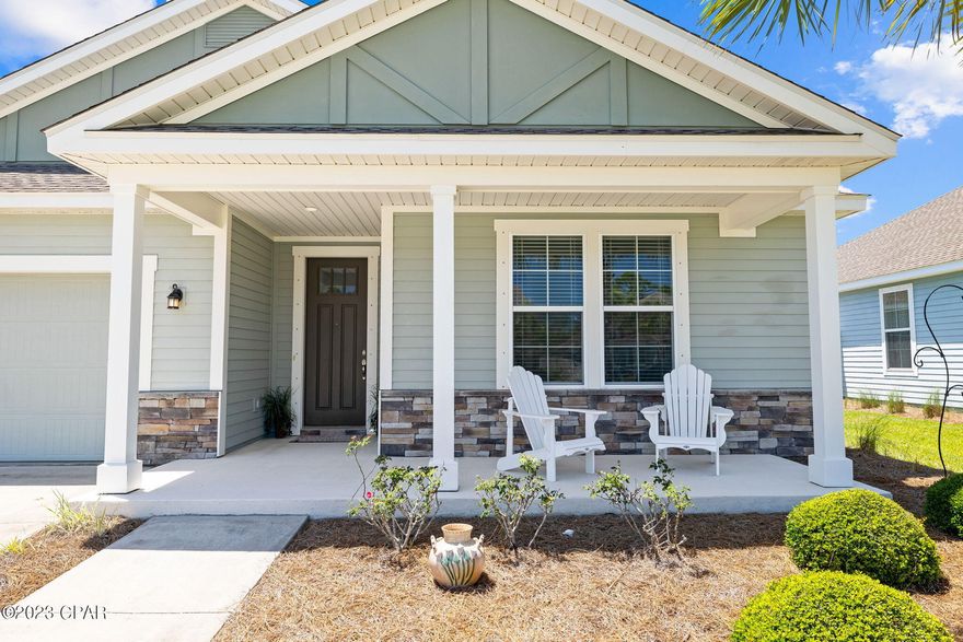 This property has sold! Discover similar listings by reaching out to us for an updated list of available properties that match your preferences.

Welcome to Whisper Dunes! This stunning 3BR/2BA home is in pristine condition and boasts high-quality materials throughout. The ''Mako'' floor plan is a favorite among homeowners due to its open concept and thoughtful layout.

The split bedroom concept allows for maximum privacy and the screened-in patio is perfect for relaxing after a long day. The beautifully landscaped yard is a tranquil oasis and the best part is that the yardwork is included in the HOA fees, making your life easier and hassle-free.

Enjoy the incredible amenities of Whisper Dunes, including a sparkling pool and lounge area, perfect for those hot summer days. You'll also love the convenience of being located close to Pier Park, the pristine beaches, 30A, and the new hospital site.

Don't miss out on this incredible opportunity to own your own piece of paradise in Panama City Beach. Schedule your showing today and experience 323 Blue Sage Road for yourself!