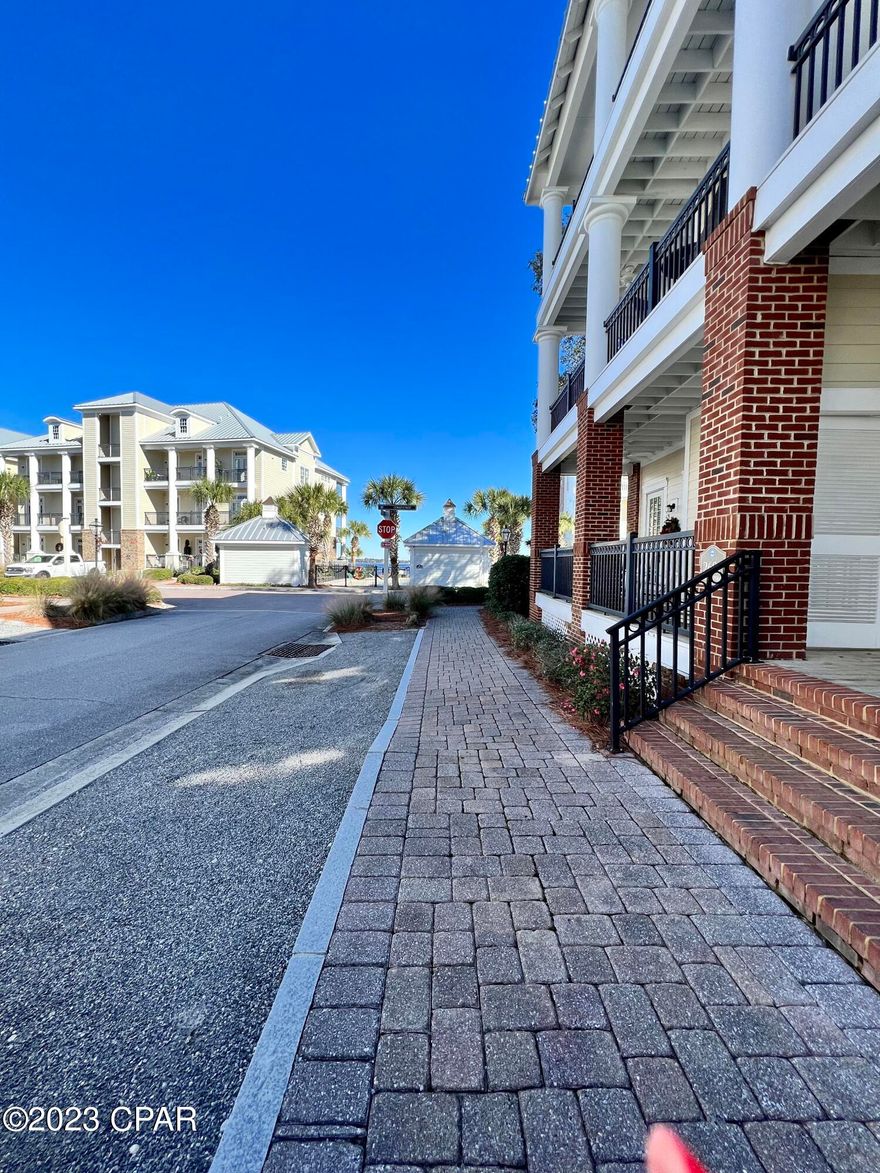 This is the One...Location, Location, Location...one of the best views, Welcome Home, Comfortable Living Waterhaven is a beautiful, gated, waterfront, non-rental, community on St. Andrews Bay. The home features high end appliances; Viking, Bosch, side by side fridge, gas stove/oven, built in microwave, crown molding, tray ceilings, and a wet bar with fridge and ice maker. Enter the covered balcony from the living room or primary bedroom with a great view of the bay. The laundry/pantry door leads to the back parking and elevator. It's one of the closest homes to the pool and beach area and one of the largest private piers on the bay. There is a large storage area on the top floor. There is bike storage, kayak and paddle board racks and secure boat/trailer storage available. Club house includes the gym, meeting area, theater room, an indoor/outdoor kitchen and HOA Management office.  There is much more to see in this beautifully decorated home. We need a quick sale and thanks for showing. Let me know if you have any questions. Easy showing call or text me for the codes.