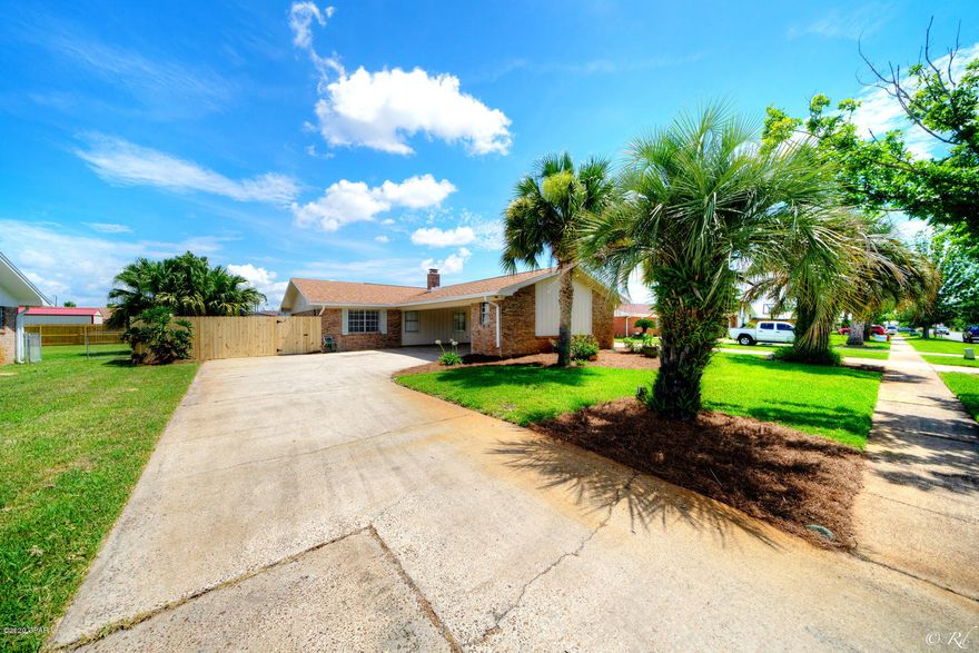 **UNDER CONTRACT - SELLERS ACCEPTING BACK UP OFFERS & PROPERTY AVAILABLE FOR SHOWINGS** Immaculate home in a great Lynn Haven neighborhood  located near everything you need with restaurants, shops, schools and only 15 min to the World's Most Beautiful beaches in PCB. 3/2 with heated/cooled oversized FL room. Beautiful wood-like tile flooring throughout, NEST smart thermostat system with hard-wired speakers, exterior cameras, and HVAC equipped with air scrubbers for super clean air (NASA certified technology)! New roof, paint, well pump motor (sprinkler system), stainless steel kitchen appliances, and front fence/gate. City-maintained sidewalks, playground and volleyball courts. Total sq ft with sunroom is approx 1900. Room dimensions approximate - please verify if important.