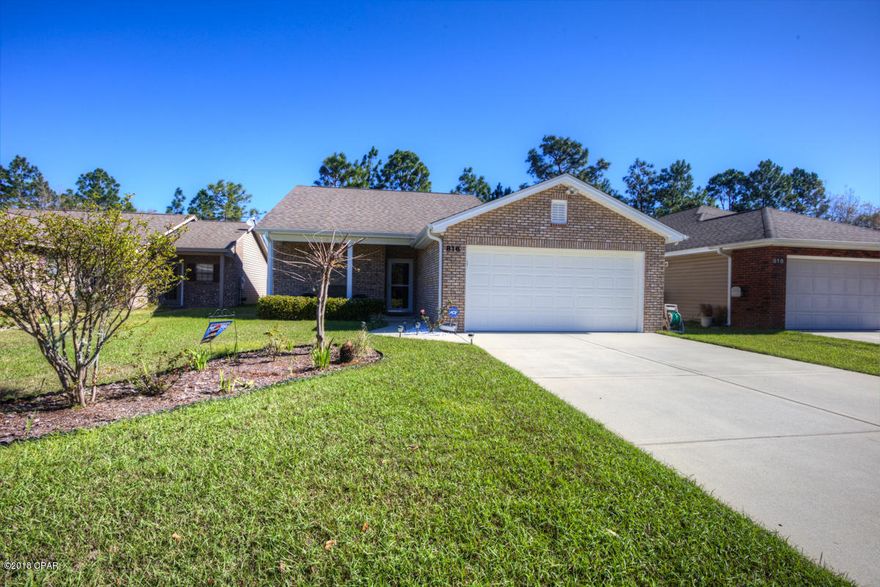 FANTASTIC LYNN HAVEN HOME! So many upgrades to this extremely well maintained home in Brookwood Subdivision. Located on a quiet dead-end street just a couple of houses up from the cul-de-sac, no through traffic here! Close to schools, shopping, doctors, hospitals, public boats ramps,easy commute to both Tyndall AFB and Navy Base. New hardwood flooring and 10 foot ceilings in main living area.The spacious kitchen boasts plenty of cupboard space and recently upgraded appliances,GE range with double oven,matching GE microwave with vent fan,new Bosh dishwasher,large 16x16 tile flooring & corian countertops. Sit and enjoy your coffee from the newly constructed Florida Room,looking out the back at nothing but woods and the proposed Lynn Haven Bike Path just outside the privacy fence, or grill out on the pavestone patio in the back yard. Many other features including wired Samsung security cameras, ADT alarm system, rainbird irrigation system, and oak cabinets in the laundry area.