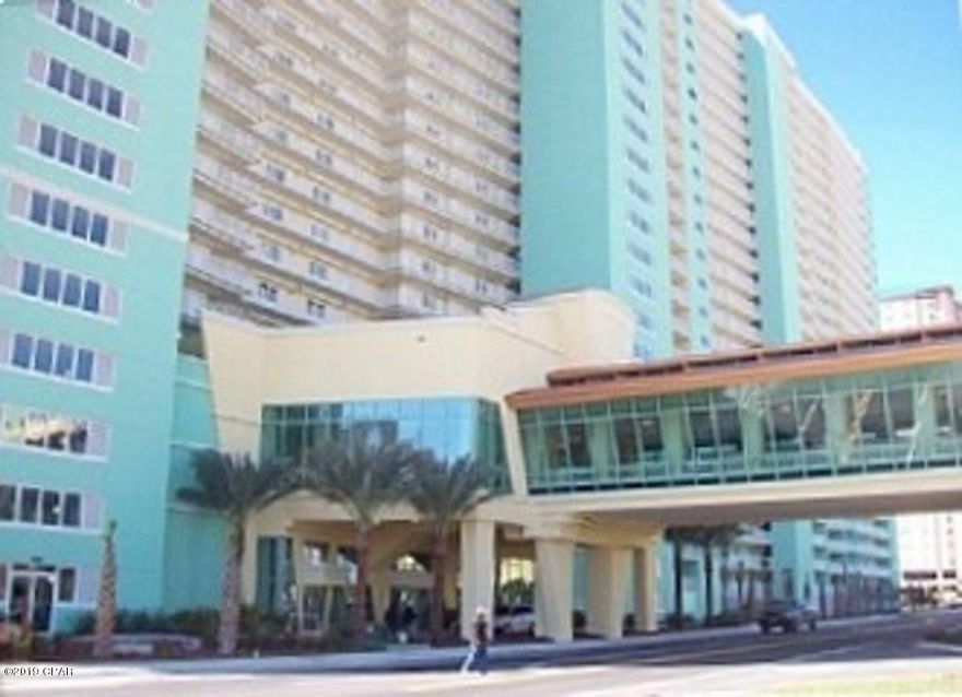 Currently under contract with financing contingency.  Seller accepting back-up offers. 

Desirable and spacious lower floor at Emerald Beach Resort with incredible views! This condo is a must see with the Master Bedroom on the Gulf side and bunks in the hallway, it sleeps 8.  Convenient to  shopping, restaurants, and attractions.  Pier Park only a mile away.  Easy walk thru from parking garage.