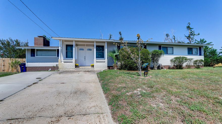 13 Harvard Circle,  3 bedroom, 2 bathroom home on a large Forest Park Lot, close to 23rd Street shops and restaurants and just 7 miles from Hathaway Bridge to PCB. Excellent family home in great condition. 2 separate living / family room areas. Just outside the back door cover screened in porch for relaxing or entertaining. The backyard is fenced and front and back yards are landscaped. One more bonus, there's a large out door storage shed, ready to be occupied. Come visit today!