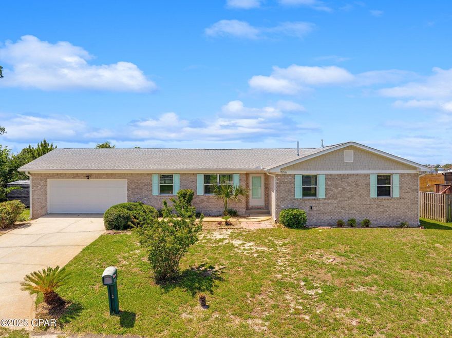 Completely Remodeled Waterfront Home with Stunning Bay Views!

Welcome to this beautifully renovated 3-bedroom, 2-bathroom home that looks and feels brand new inside! Located on the water with breathtaking Bay views and unforgettable sunrises, this move-in-ready gem offers the perfect blend of comfort, style, and functionality.

Step inside to discover a modern, open floor plan with all new finishes throughout. The spacious living area flows seamlessly to a large deck built with Trex boards, offering durability and low-maintenance outdoor living—perfect for entertaining or relaxing while taking in the view. The home also features roll-down hurricane shutters on the sliding glass doors for added protection and peace of mind.

The kitchen comes fully equipped with all appliances included, and a washer and dryer are also provided—just bring your belongings and start enjoying your new home. The primary bedroom features its own ensuite bath, while the additional two bedrooms share a second full bathroom.

Centrally located near Tyndall Air Force Base, schools, and shopping, this home offers the ultimate in convenience and coastal living.

Please note: While the property is waterfront with stunning views, the water is not navigable.