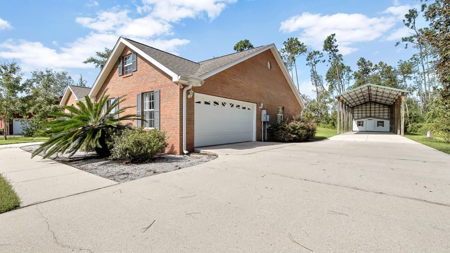 Welcome home to this beautiful ranch style home situated on over an acre! Home is updated & features a new roof, Brazilian Tiger Wood floors, sun room, workshop & pole barn! As you walk in you'll fall in love with the open floor plan & spaciousness of the home. Your family will enjoy the living room w/french doors leading to the sun room, formal dining area & large kitchen w/stainless steel appliances. No space was wasted here! Kitchen also features an eat-in area. The master bedroom is fit for a king w/a walk-in closet & bathroom w/double vanity, soaker tub, & walk-in shower. Laundry room is a very spacious & has great storage. The two other bedrooms are good size w/ great closet space. Outside you'll enjoy the privacy & workshop. Have an RV? The 60x20 pole barn is equipped for it!
