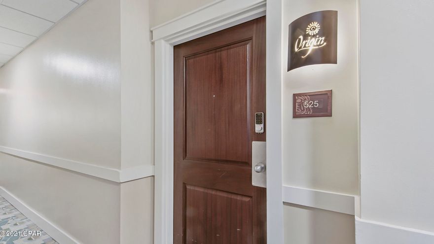 Don't wait! This studio rental is turnkey and ready for use. New sofa, mattress, and decor. Interior has tile and laminate flooring, no carpet. The kitchenette has a cooktop, sink, and under counter refrigerator. It's ready for your use.

Resort amenities include gulf-facing zero entry Heated Pool, Hot tub, gulf-facing Workout room, BBQ and Picnic area, and Theatre. Watch the sunset or sunrise from the viewing decks. Located in one of the best parts of beach near Sharky's restaurant and Pier Park. Take a short walk across the street to the white sandy beaches. Schedule an in-person or virtual showing today.