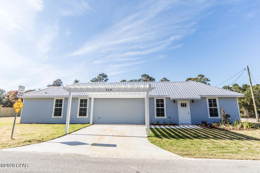 'CURRENTLY UNDER CONTRACT, SELLER ACCEPTING BACKUP OFFERS Brand new Home that is centrally located near Pier Park, Frank Brown Park, Shopping, Restaurants and Schools. Open floor plan with LVP flooring throughout home. Kitchen with Island, granite counter tops and stainless steel appliances. Trey ceiling in master bedroom with a walk in closet. Double vanity and walk in shower in master bath. Irrigation system that uses reclaimed water, hurricane fabric for doors and windows and spray foam insulation on roof and deck. Home comes with 1 year Builder warranty, 2-10 warranty and 1st Year Termite Bond.