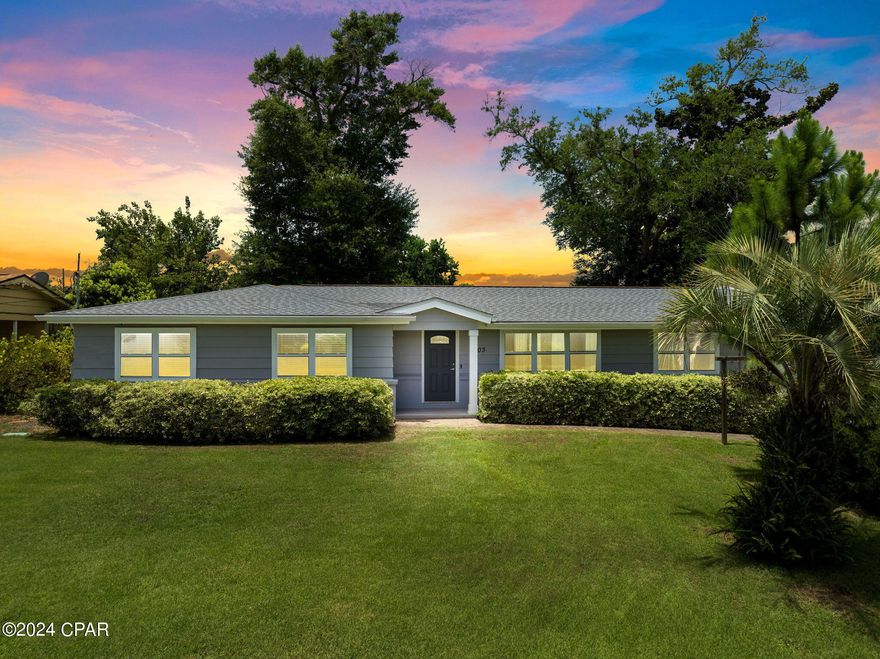 Welcome to your dream home! Located in the desirable St. Andrews Garden Club neighborhood, this beautiful residence is just a short walk from Beach Drive, offering stunning views of St. Andrews Bay. You are also a quick drive away from historic Downtown Panama City, the picturesque scenery of St. Andrews, and the serene Oaks By the Bay park.

This meticulously maintained home features 3 bedrooms and 2 bathrooms, all with luxury vinyl plank flooring throughout. The recently renovated kitchen is a chef's delight, boasting a breakfast bar, quartz countertops, white cabinets, and stainless steel appliances.

The spacious living room opens to a screened patio, perfect for enjoying the fully fenced backyard with its enchanting natural native garden. The double-car garage is a handyman's haven, equipped with a built-in workbench, shelving, and a separate storage room for toys, bicycles, and yard tools.

Key updates include a new roof in 2019. Additionally, this property is located in Flood Zone X, which does not require flood insurance. The seller has a survey available for the buyer's review.

Don't miss this opportunity to own a piece of paradise in St. Andrews Garden Club. Schedule your private showing today!