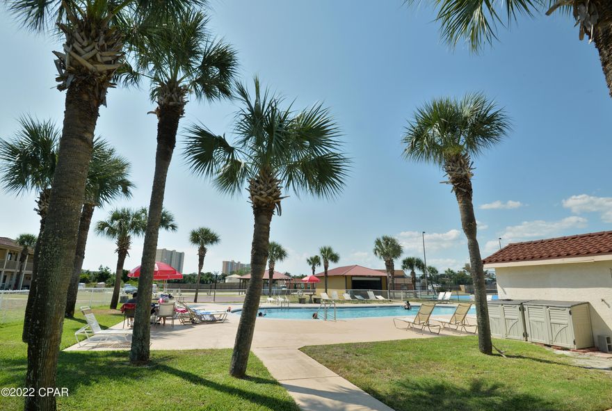 TOTALLY RENOVATED, DECORATED and RENTAL READY! Park at the front door with NO steps to climb! Horizon South is a low density complex with NO ELEVATORS to wait for and 56-103 is SO close to the beach! This unit has a back porch that is literally steps from one of 4 pools. This particular condo is the first building from Front Beach Road making a walk to the beach  barely 500 steps to the sand!! Sleeping 6 sets up so many options for a primary home, or a second home, and short term rentals are a NO BRAINER for generating year round income!! Having 1 bedroom with hall bunks, a pull out sofa and 1.5 baths should be just the ticket makes this a PERFECT property! Horizon South has 4 pools, tennis, 18 hole mini golf, playground, basketball, hot tubs, heated pools! Come see TODAY!