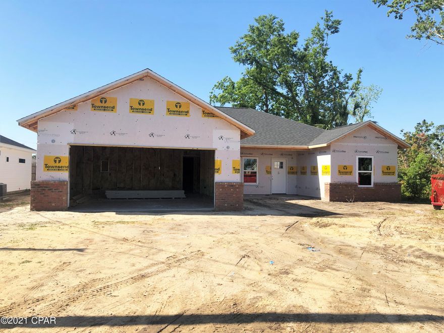 NEW CONSTRUCTION IN LYNN HAVEN. - COMPLETION GOAL: July. This brand new home features 4 bedrooms, 2 baths, a semi-open split bedroom concept (great for entertaining), an interior laundry room, luxury vinyl plank flooring throughout (no carpet) and a 2 car garage. The kitchen will have attractive counter tops, soft close drawers, stainless steel appliances and a pantry off the laundry room. This is a great floor plan in a desired location. Located near schools, grocery stores, restaurants, parks and more. GOLF CART COMMUNITY. You are only a short walk or bike ride to Kinsaul Park which features a splash pad, dog park, open field, playground, kayak launch to the bay, and more. NO HOA. X Flood Zone. Design Concepts Subject to Change until Completion. Call today for more information