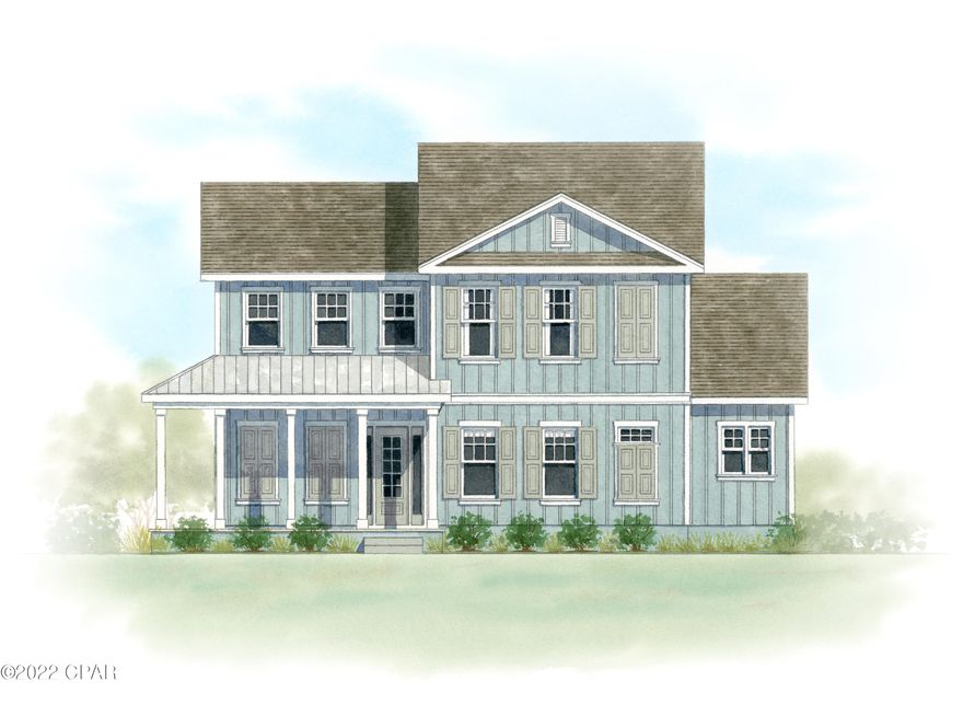 The St. George plan by Samuel Taylor Homes has 5 BR plus loft, open living area, 8-foot doors, LVP throughout the main living areas and plenty of windows for natural light. The large eat-in island kitchen features stainless appliances with a 5-burner gas range, large pantry and tile back splash. The downstairs owner's suite has a tray ceiling, large walk-in closet and spa bath with tile-to-ceiling shower and dual vanity. SweetBay is a walkable community with unrivaled amenities: dock with North Bay access for kayaking, paddle boarding, and fishing, parks, junior olympic pool, basketball and sports court, miles of trails, and planned future amenities including a town center and marina! New home buyers even get priority access to top-rated University Academy!