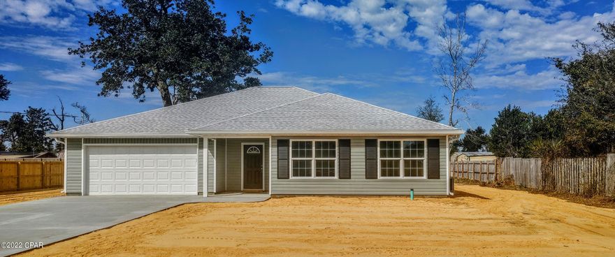 CURRENTLY UNDER CONTRACT, SELLER ACCEPTING BACKUP OFFERS'

New Constructed Home by Local Custom Builder!!  Quality built spacious 3/2/2 home.    Built with many features of upgrades & energy efficenies.   Open floor plan with large kitchen, granite counter tops, lighted pantry,  large laundry room, spacious bedrooms and lighted closets.  The master bedroom is spacious & open with a large walk in closet and master bath with double vanities and linen area.  The home sits on a large lot with a large tree perfect for a swing and the back yard with privacy fence is large enough to have your pool put in.   The home is built with Tie Max rods for high winds, Insulated Walls for soundproffing, blown in insulation for energy efficency and easy lift windows.