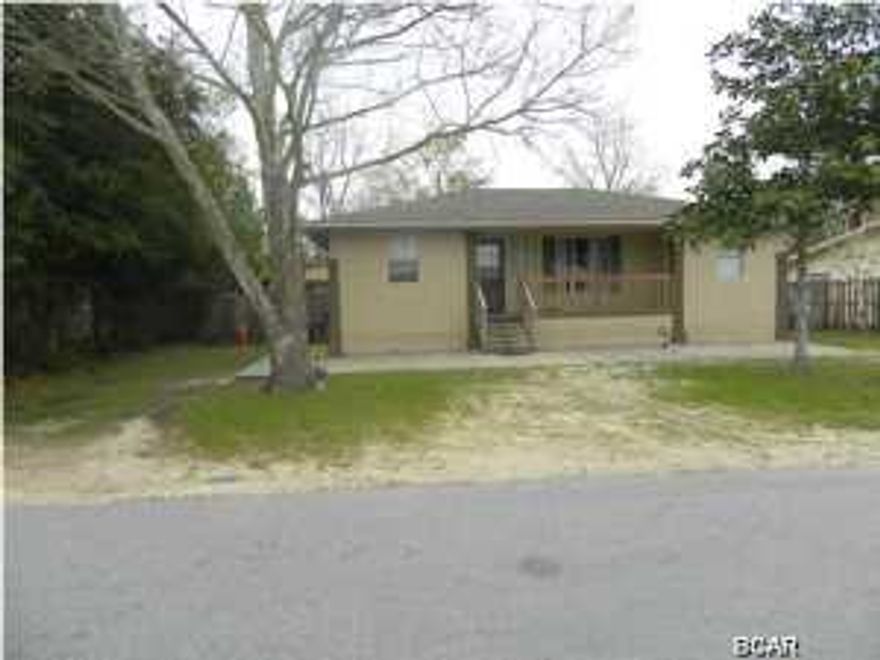 Best Priced Home on West End of Panama City Beach This is the perfect Starter home or 2nd home for someone who needs to be close to Pier Park and Frank Brown Park or for an investor who wants a rental ready house with a great tenant in it that pays 1,000 a month. Currently on a month to month but is wanting a long term lease.Home is very livable and kept clean. Roof on home was replaced in 2011. There is a huge yard and a separate building that could easily be converted into an office or pool house. Currently a large storage area for owners. Close to Pier Park and there is a great neighborhood park 1 house down the street in this subdivision.
