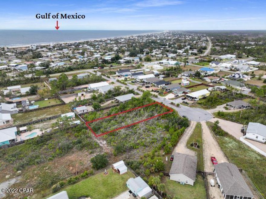 SOUGHT AFTER ST JOE BEACH HOME SITE JUST A SHORT GOLF CART RIDE TO THE GULF! Make your dream of building a beach house a reality! This lot is centrally located between Port St Joe & Mexico Beach in the quiet subdivision of The Highlands. Architectural restrictions are in place to keep the charm & desirability of the neighborhood intact. No flood insurance is required & the no HOA dues apply. Ride your golf cart to pet friendly beaches, build a beach bonfire & take in picturesque sunsets. Enjoy all that this area has to offer from fishing, kayaking & canoeing to the fresh local seafood. Restaurants, shopping & entertainment are a short drive away in nearby historic Port St Joe. Short term rentals are allowed! Present your offer on this property today. Call for a showing & tour of the area!