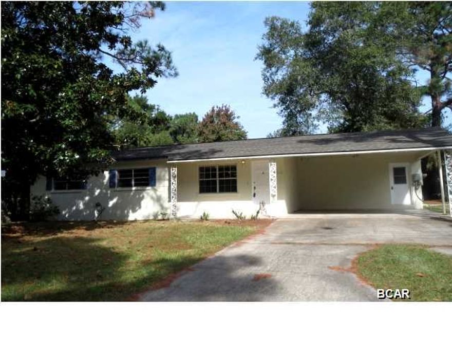 HOME HAS HAD EXTENSIVE IMPROVEMENTS AND IS IN MOVE-IN READY CONDITION! This four bedroom three bath home is perfect for the growing family at an affordable price. The home features a living room with loads of light from the picture window, a kitchen with a large eat-in dining area, and a lot of ''options!'' There is a large 17' x 17' Master bedroom with laminate wood flooring and an updated full bath that were added to the back of the home, so you now have the option of having two Master bedrooms each with Master baths! Or, if you need more living space, this room would make a great Family room. The two additional bedrooms enjoy a full bath conveniently located nearby. The laundry room has a door to the carport with easy access to the side patio and fenced backyard. Recent